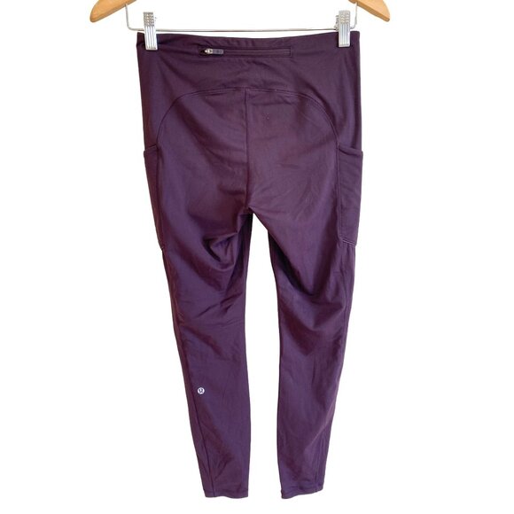 Lululemon Women’s 6 Speed Up Tight 28" Purple Maroon Full-On Luxtreme - Picture 11 of 11